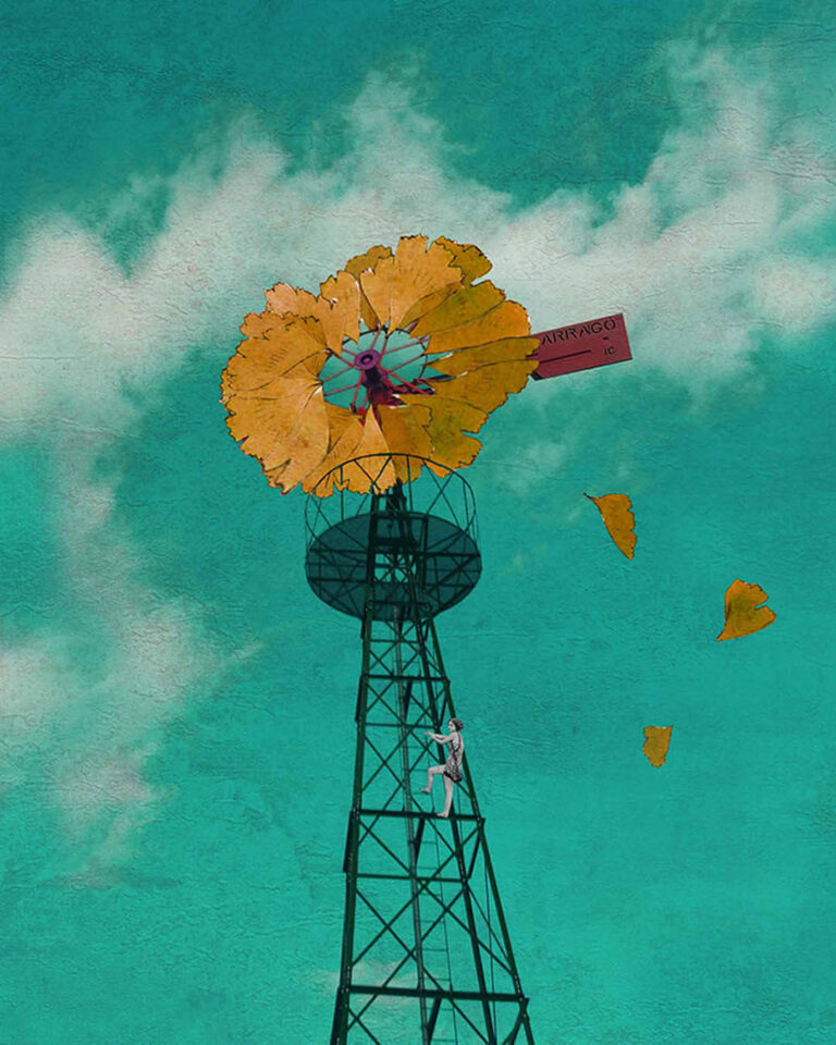 Molino orgánico (Collage, Marga Villaverde - Mintchocollage)